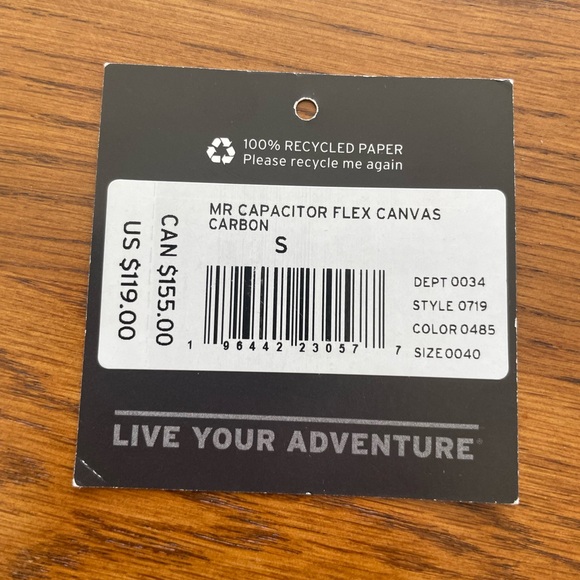 Eddie Bauer, Men's Capacitor Flex Canvas Work Shirt, Charcoal, Small - Picture 10 of 10